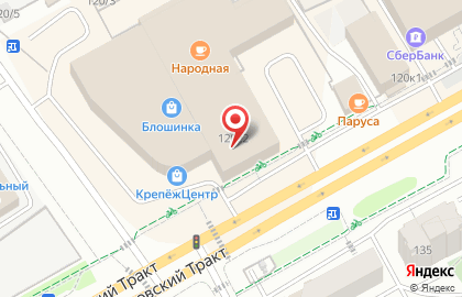 Сеть магазинов напольных покрытий и мебели Валенсия и К на Московском тракте на карте