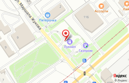 АЗС в Туле на карте