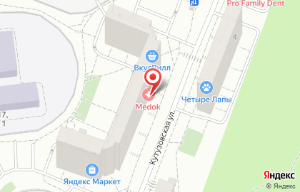 Экспресс-химчистка Идеал Плюс на Кутузовской улице на карте