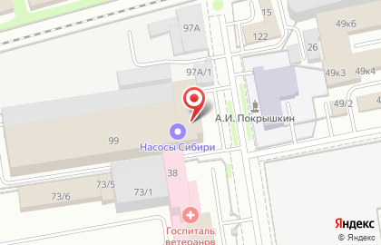 Торговый дом Насосы Сибири на улице Семьи Шамшиных на карте