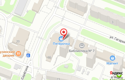 Торгово-сервисный центр Iнфосервис на улице Гагарина на карте