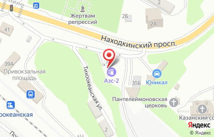 АЗС Восток на Находкинском проспекте на карте