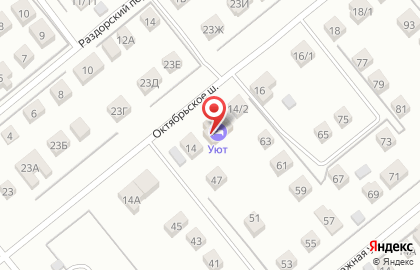 Гостиница Уют в Ростове-на-Дону на карте