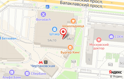 Магазин швейной фурнитуры и товаров для рукоделия Иголочка на Балаклавском проспекте на карте