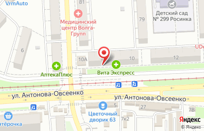 Центр ювелирных распродаж Золото Дисконт на улице Антонова-Овсеенко на карте