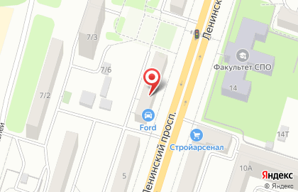 Автомагазин КитАвтоТранс в Левобережном районе на карте