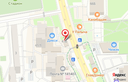 МТС, Московская область на Юбилейном проспекте на карте