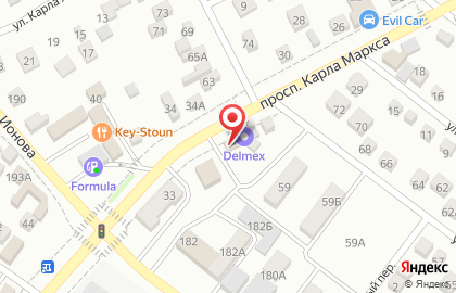 Магазин разливных напитков Хмельнов на улице Карла Маркса на карте