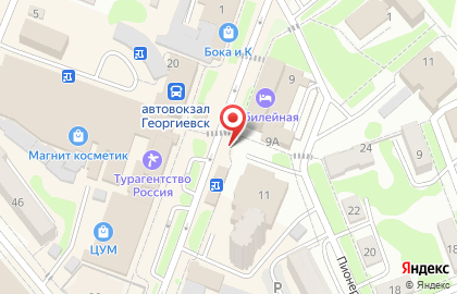 Киоск быстрого питания Место Тесто в Георгиевске на карте