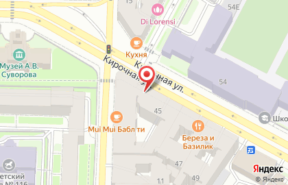 Супермаркет Пятёрочка в Санкт-Петербурге на карте