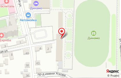 Гостиница Динамо в Тамбове на карте