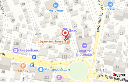 Ресторан-бар Ефремыч House на карте
