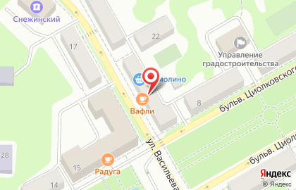 Фирменный магазин Ермолино на улице Васильева на карте