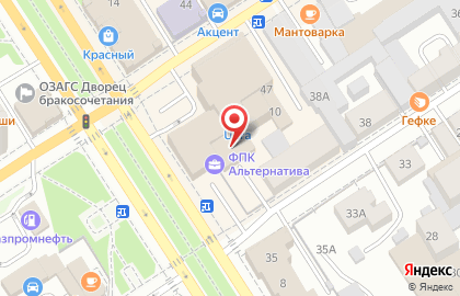 Торговая компания LAMBRE на проспекте Ленина на карте