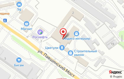 Служба доставки цветов Русский букет в Привокзальном районе на карте
