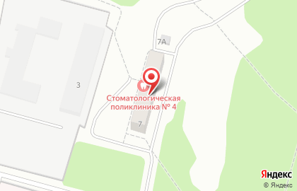 Стоматологическая поликлиника №4 в Орджоникидзевском районе на карте