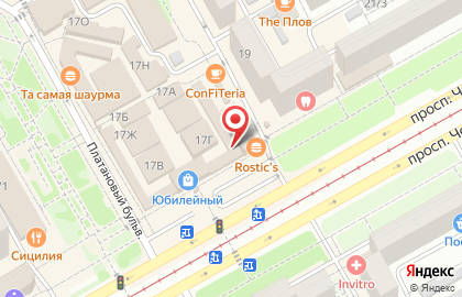 Магазин тканей и швейной фурнитуры Орхидея на проспекте Чекистов на карте