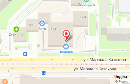 Универсам Пловдив в Санкт-Петербурге на карте