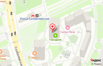 Салон оптики Гороптика на Скобелевской улице на карте