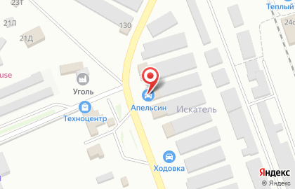 Автомойка Апельсин в Саяногорске на карте