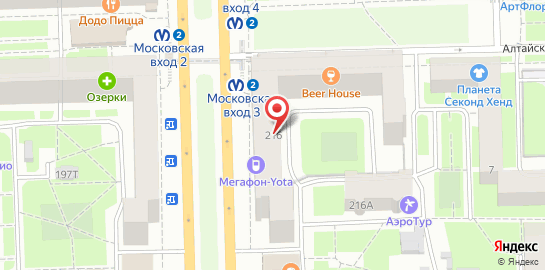 Сервисный центр Балтийский сервис на Московском проспекте на карте