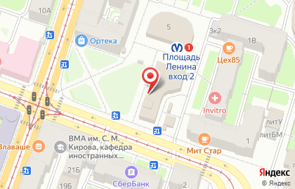 Магазин сувениров и подарков в Санкт-Петербурге на карте