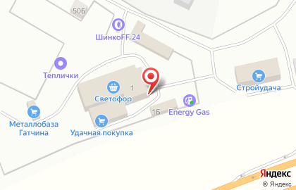Магазин строительных материалов Удачная покупка в Санкт-Петербурге на карте