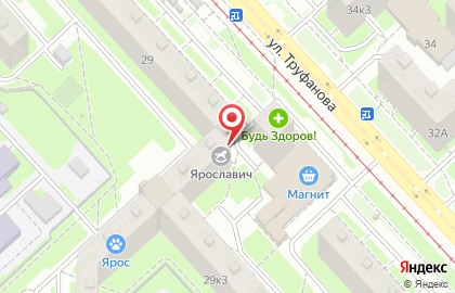 Детско-юношеский центр Ярославич в Дзержинском районе на карте