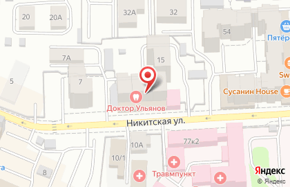 КБ БФГ-Кредит на Никитской улице на карте