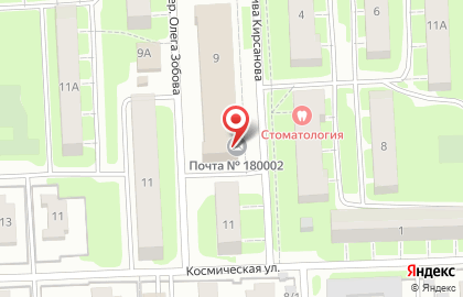 Почта Банк в Пскове на карте