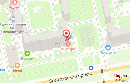 Пекарня Артемовские пекарни на Богатырском проспекте на карте