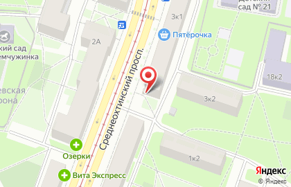 Киоск по продаже фруктов на карте