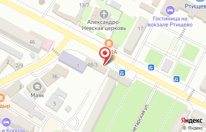 Ювелирный магазин 585*Золотой на Железнодорожной улице в Ртищево на карте