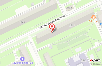 СУШИмаг на улице Антонова-Овсеенко на карте