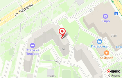 Юридическая компания Зимов и Партнёры на улице Перерва на карте
