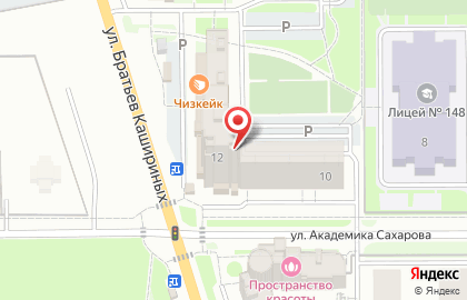 Нона на улице Академика Сахарова на карте