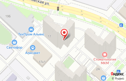 Филин на Чоботовской улице на карте