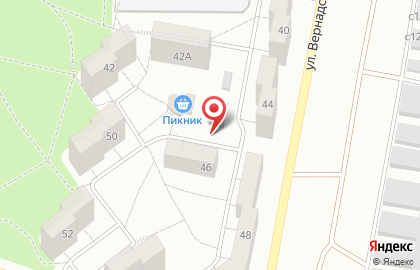 Продуктовый магазин, ИП Федянина Т.Н. на карте