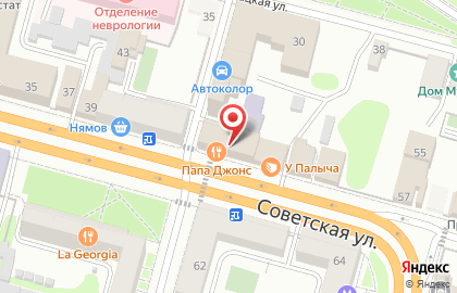 РУССТРОЙБАНК, АО на Советской улице на карте