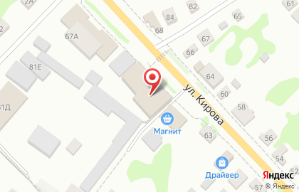 Магазин Уют в Краснослободске на карте