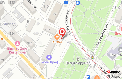 Киоск по продаже печатной продукции Союзпечать на Амурском бульваре на карте