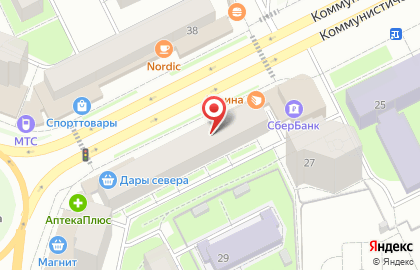 Почта Банк в Сыктывкаре на карте