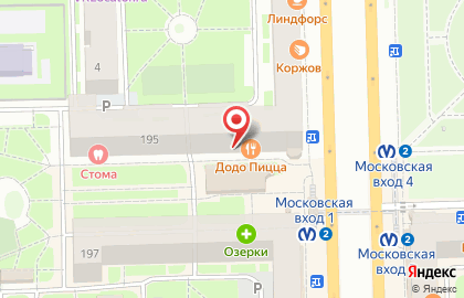 Кофейня Чайникофф на Московском проспекте на карте