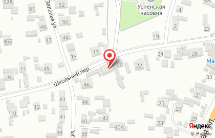 Декор в Школьном переулке на карте