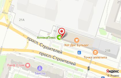 Аптека 58 плюс в Пензе на карте