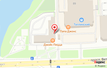 Магазин овощей и фруктов на проспекте Ветеранов, 91 к1 на карте