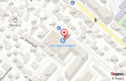 Оптово-розничный магазин Expressmarket в Советском районе на карте