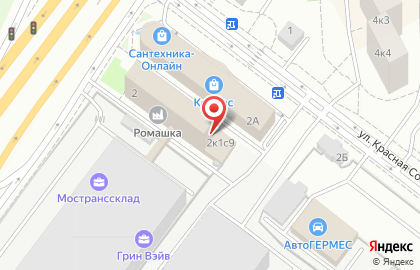 Транспортная компания Берг-Терминал на улице Красная Сосна на карте