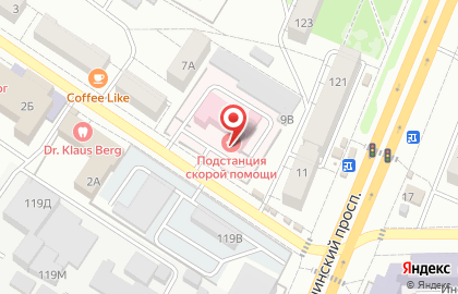 Скорая медицинская помощь в Воронеже на карте