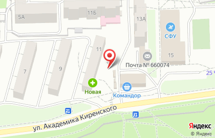Кафе ЧебурекМи В Студенческом на ​Академика Киренского на карте